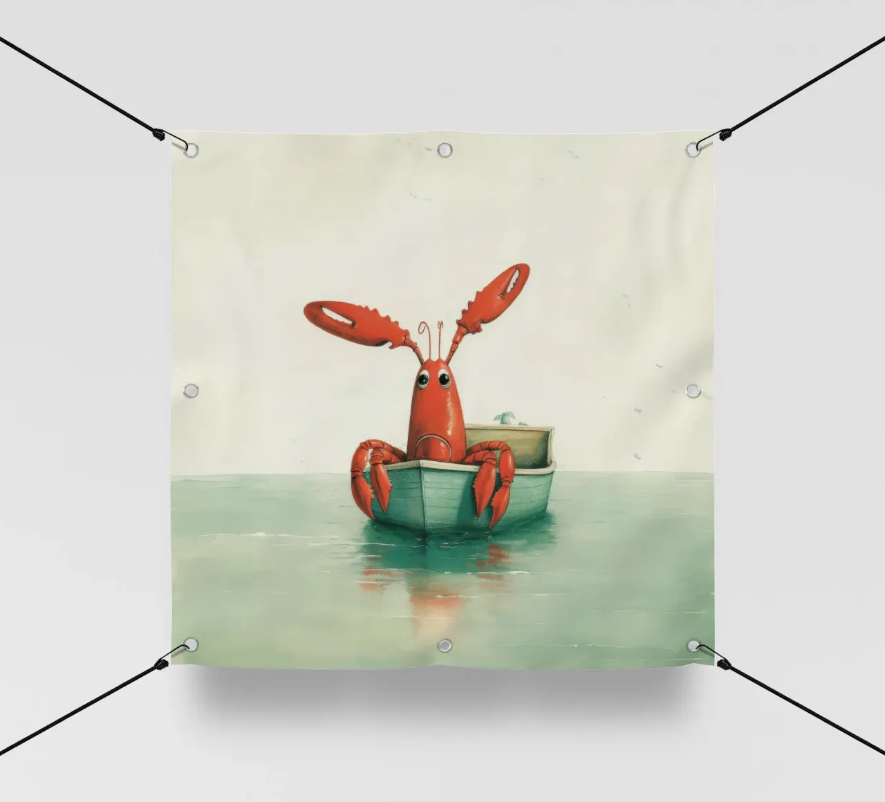 Aragosta minima 4 telo in pvc da Minimal Animal Art