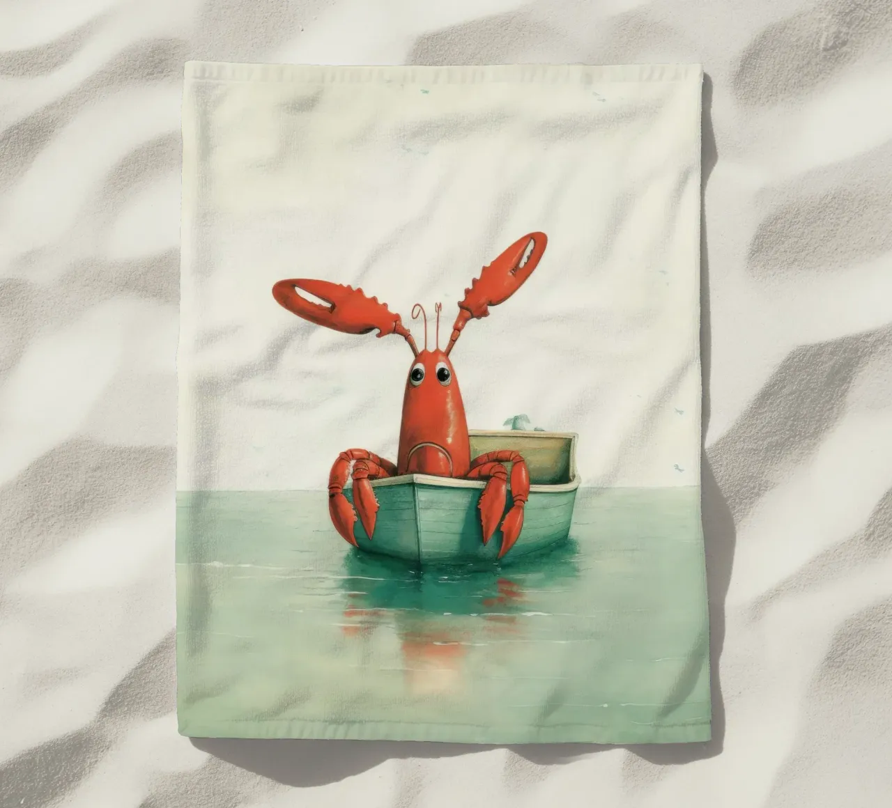 Aragosta minima 4 telo mare da Minimal Animal Art