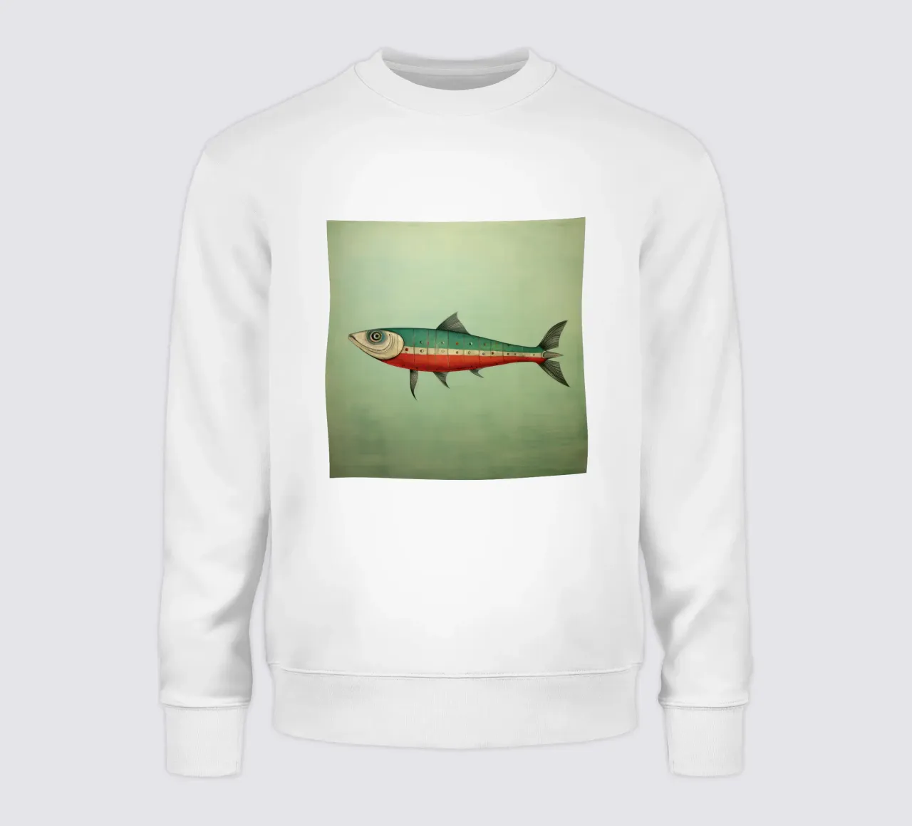 Sgombro minimo 2 felpa da Minimal Animal Art