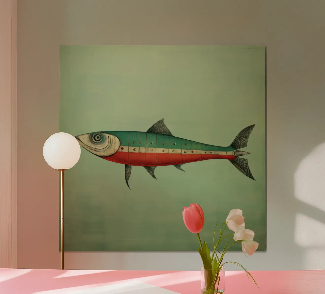 Minimum Maquereau 2 poster de Minimal Animal Art