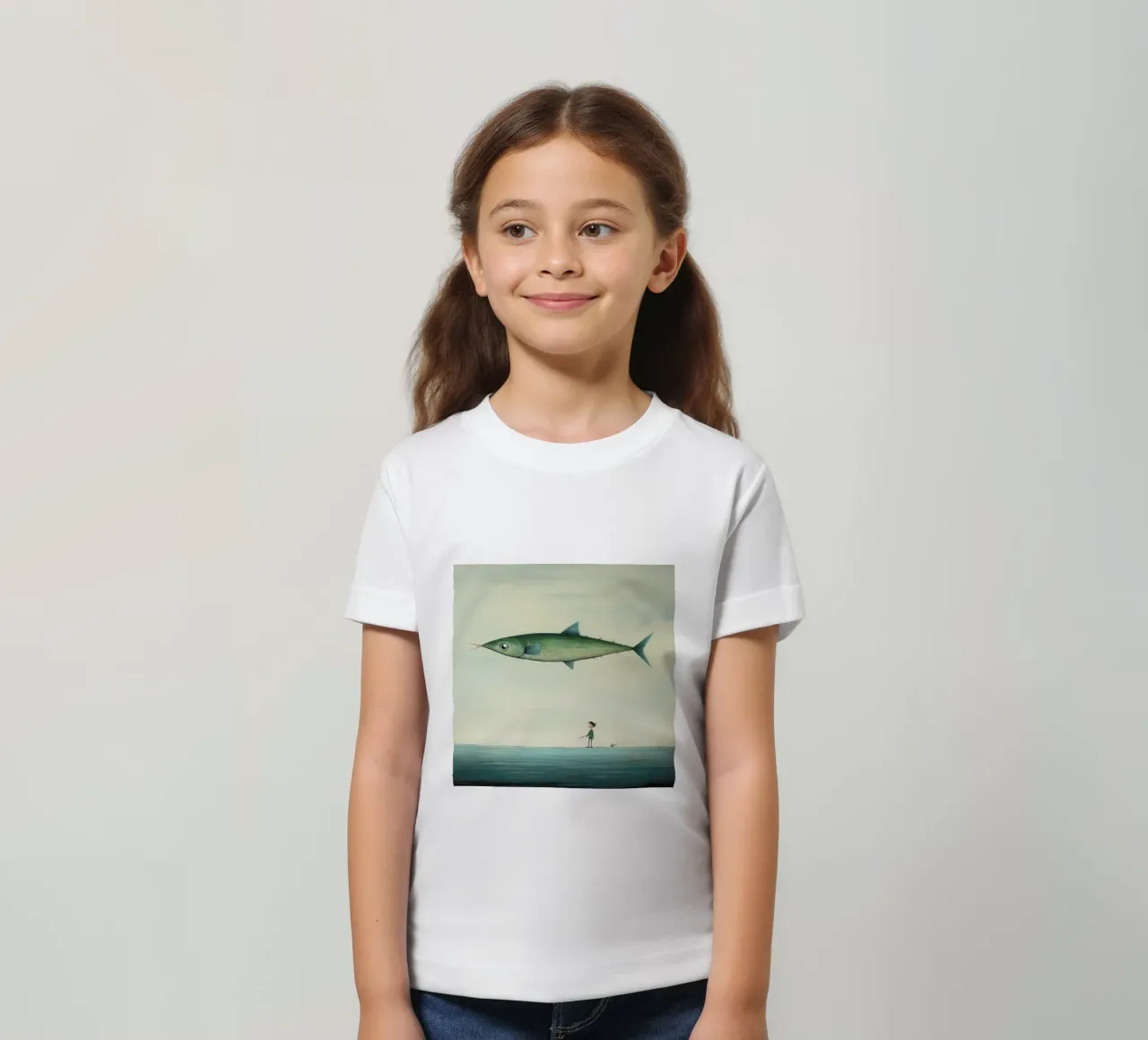 Minimo Sgombro t-shirt bambini da Minimal Animal Art