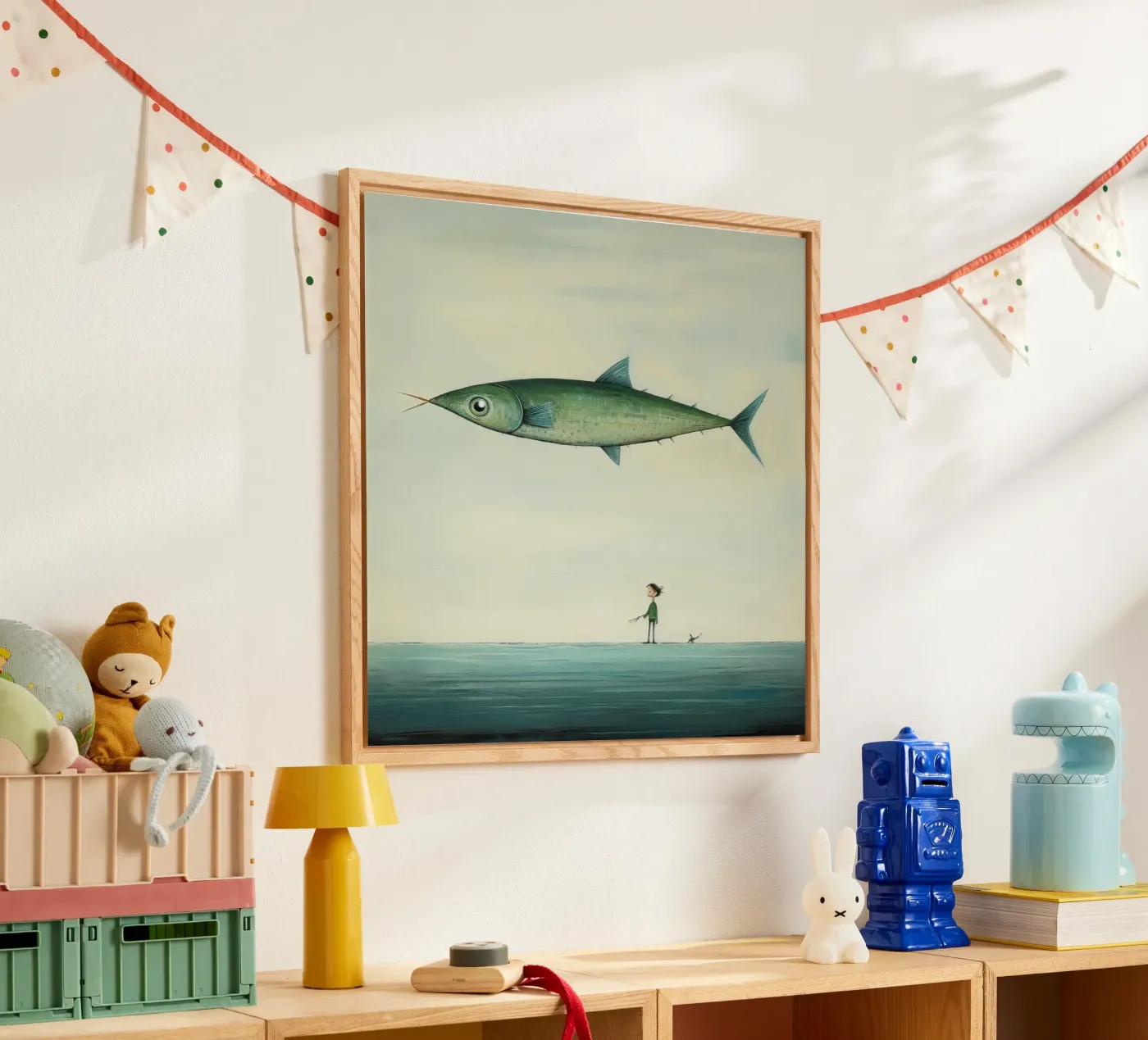 Minimum Mackerel plexiglass da Minimal Animal Art