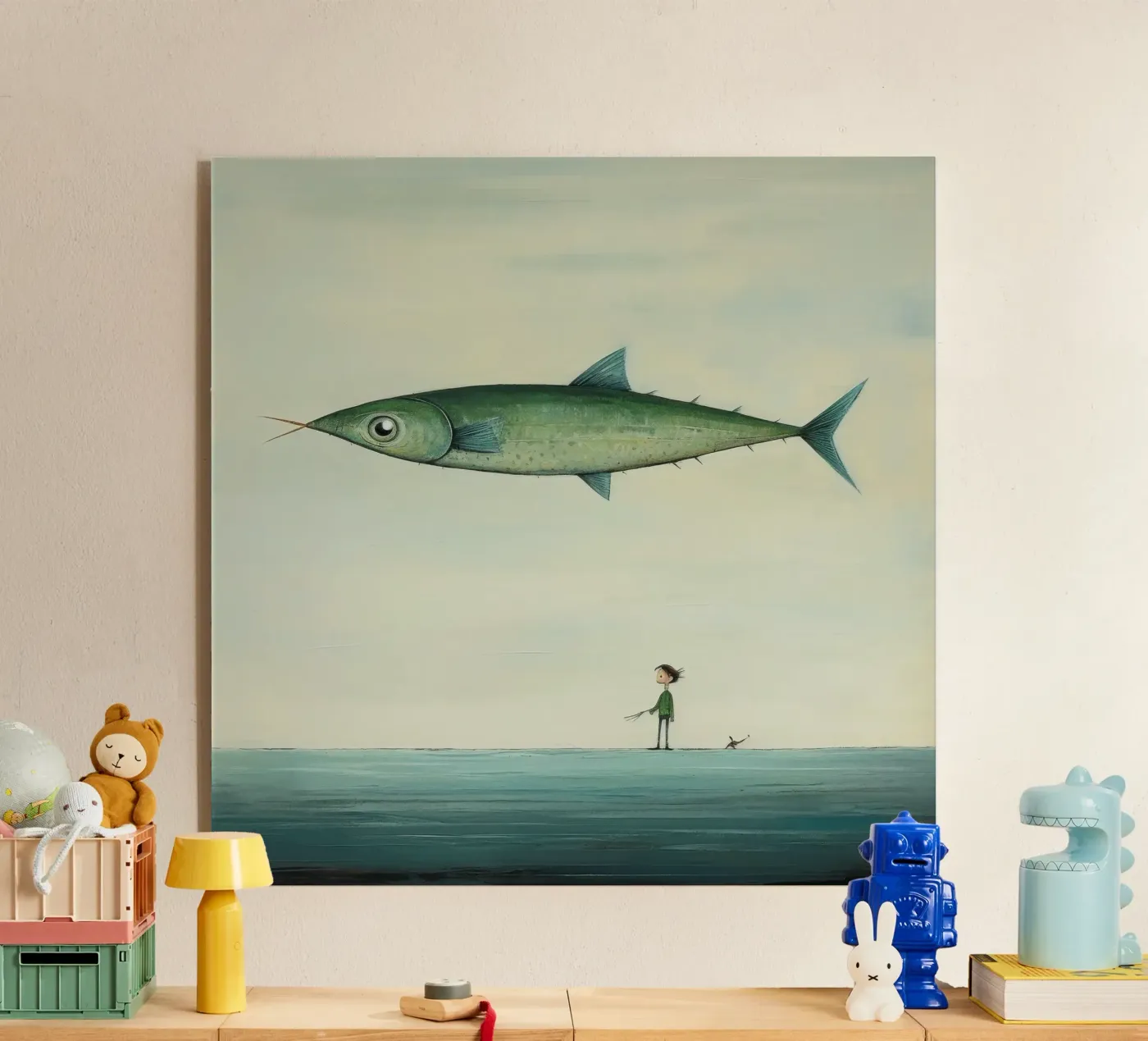 Minimum maquereau plexiglas de Minimal Animal Art