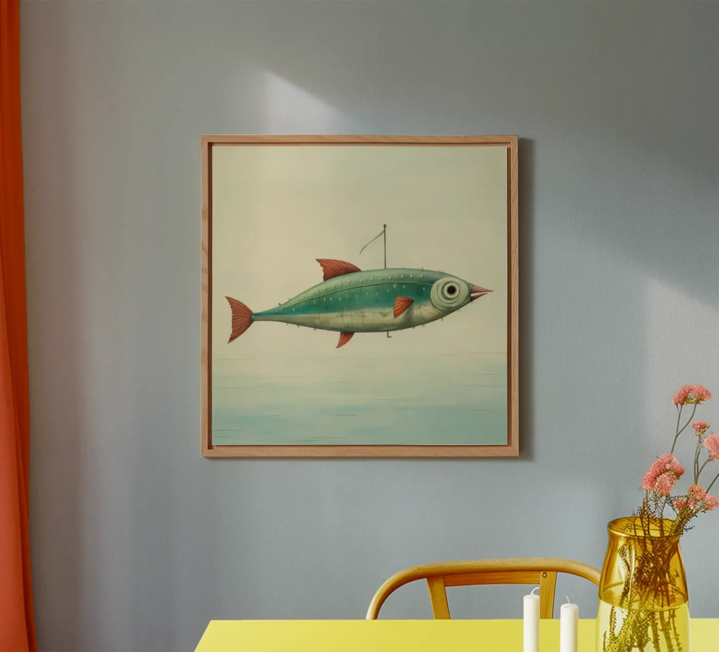 Minimum Mackerel Forex-Platte von Minimal Animal Art