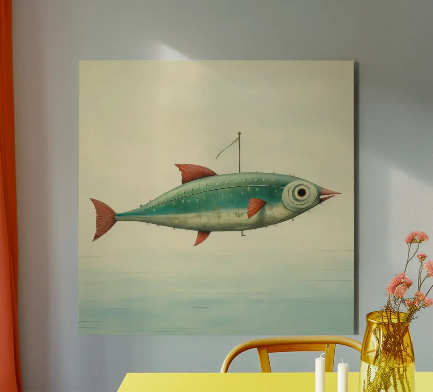 Minimum Mackerel Forex-Platte von Minimal Animal Art