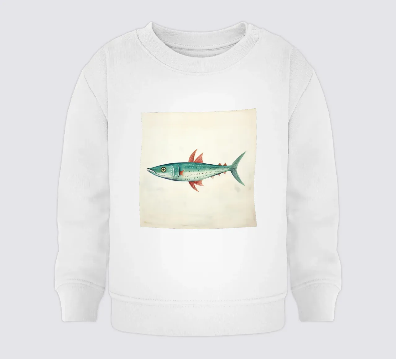 Minimo sgombro 1 felpa neonato da Minimal Animal Art