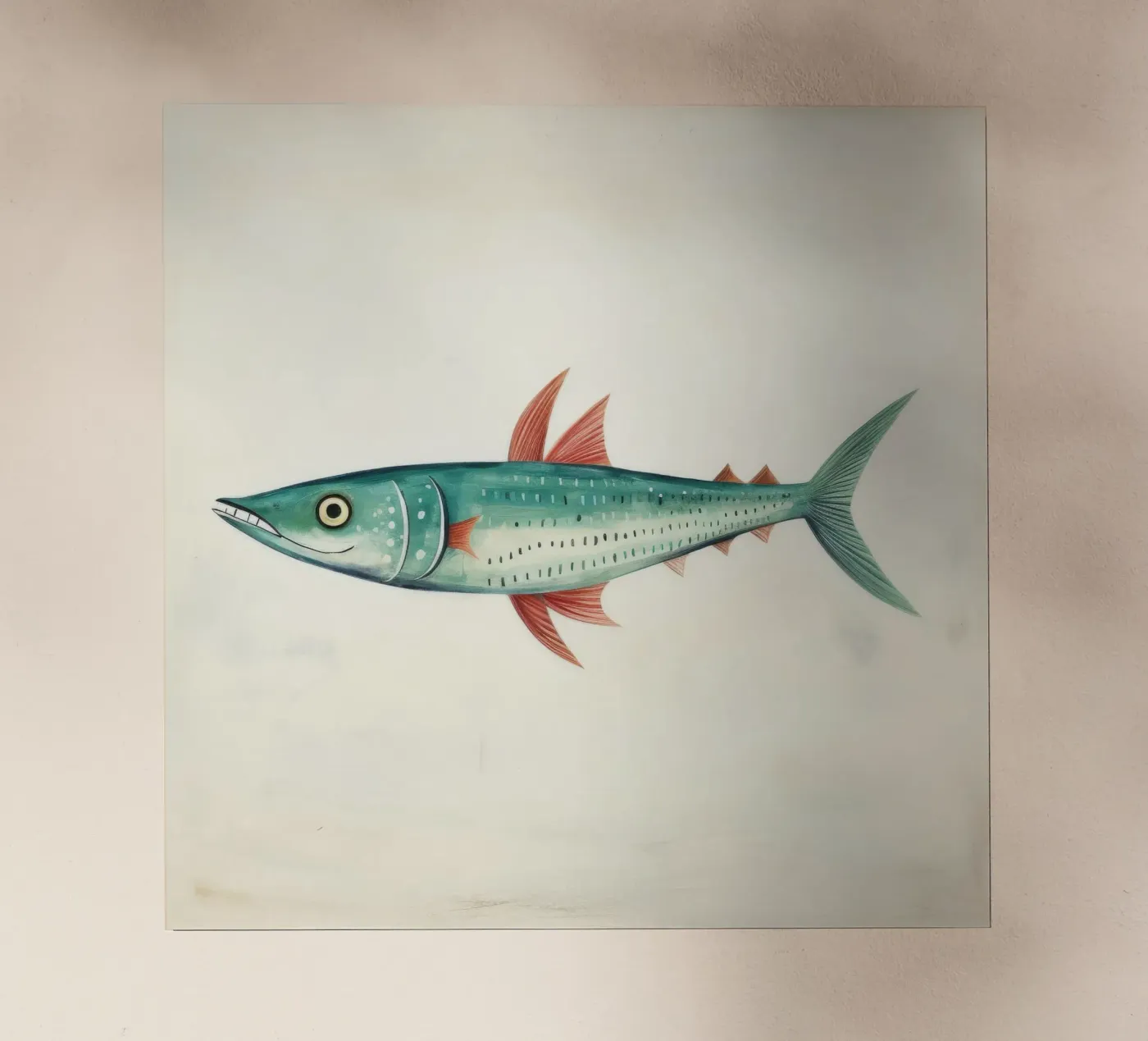Minimum Mackerel pellicola backlit da Minimal Animal Art