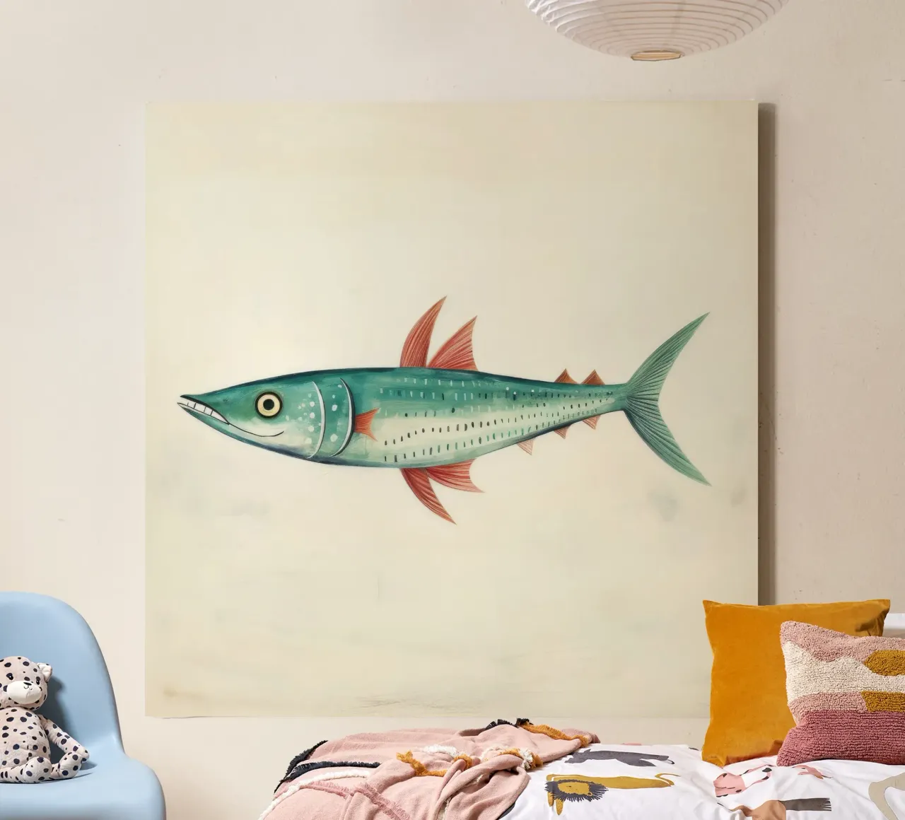 Minimum Mackerel tela da Minimal Animal Art