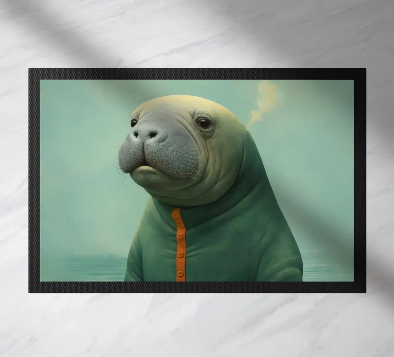 Manatee minimale 2 zerbino da Minimal Animal Art