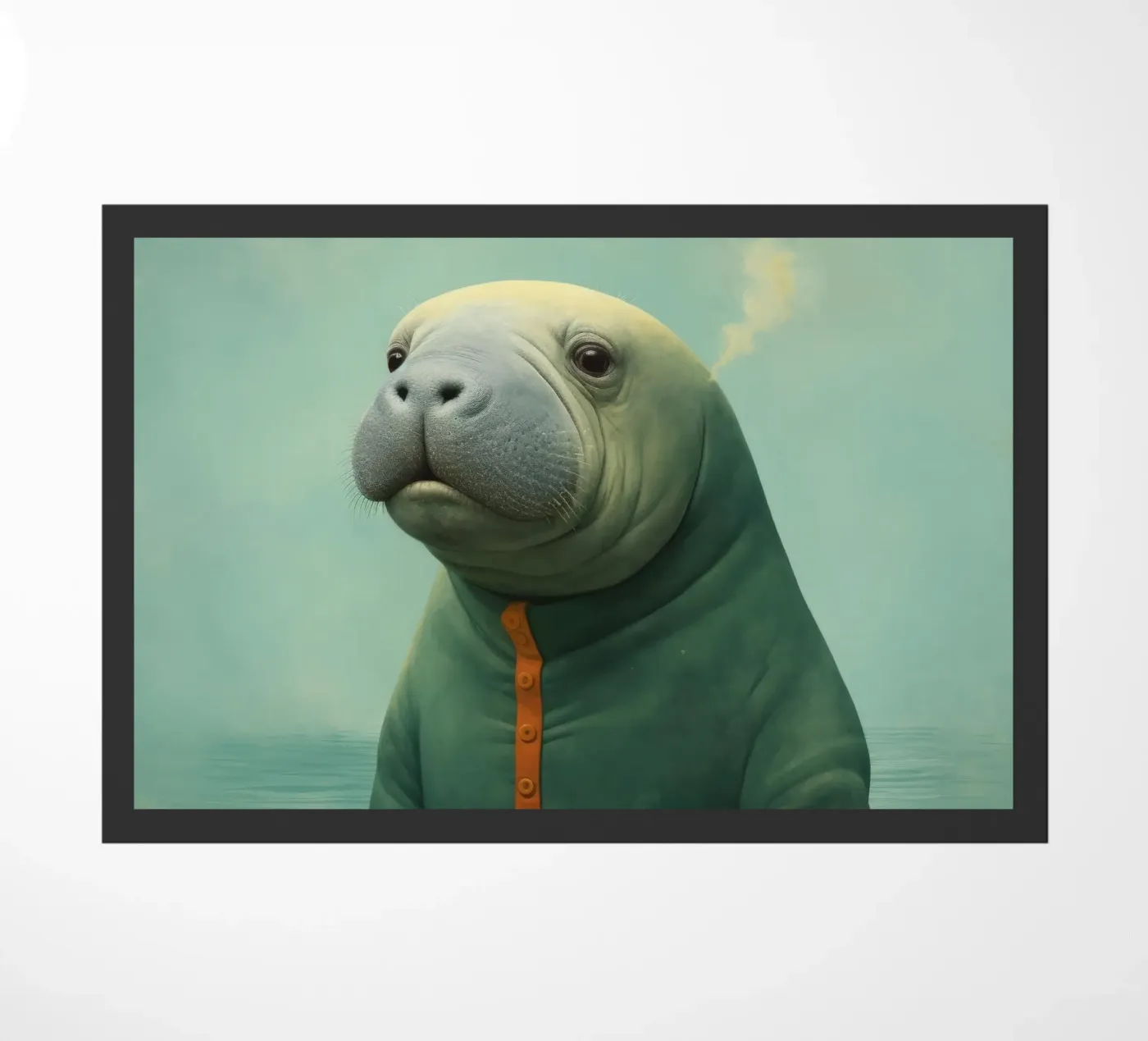 Minimal Manatee zerbino da Minimal Animal Art