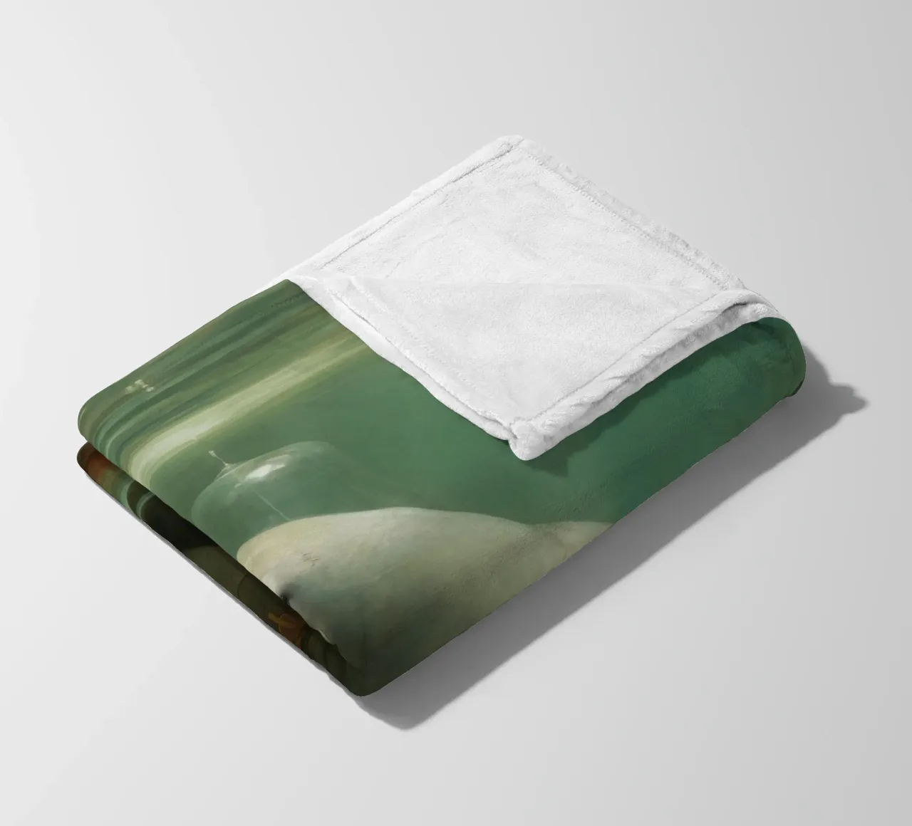 Manatee minimale 3 coperta in pile da Minimal Animal Art