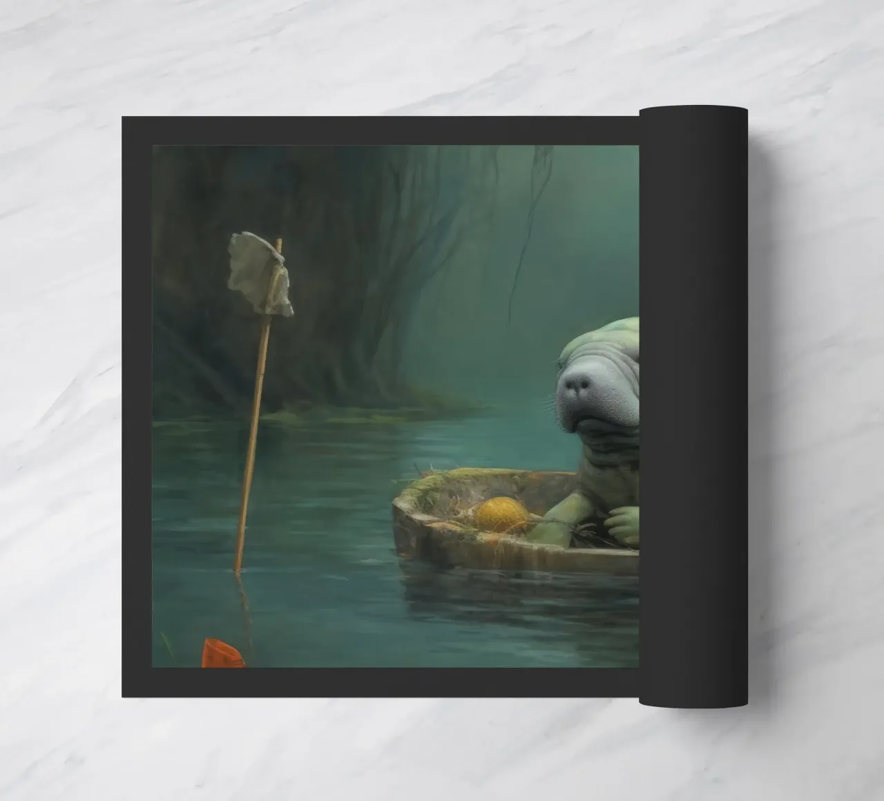 Manatee minimale 4 zerbino da Minimal Animal Art
