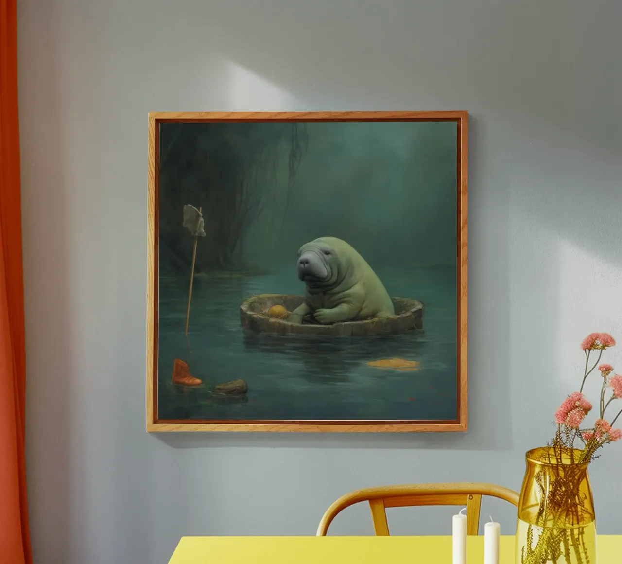 Manatee minimale 4 plexiglass da Minimal Animal Art