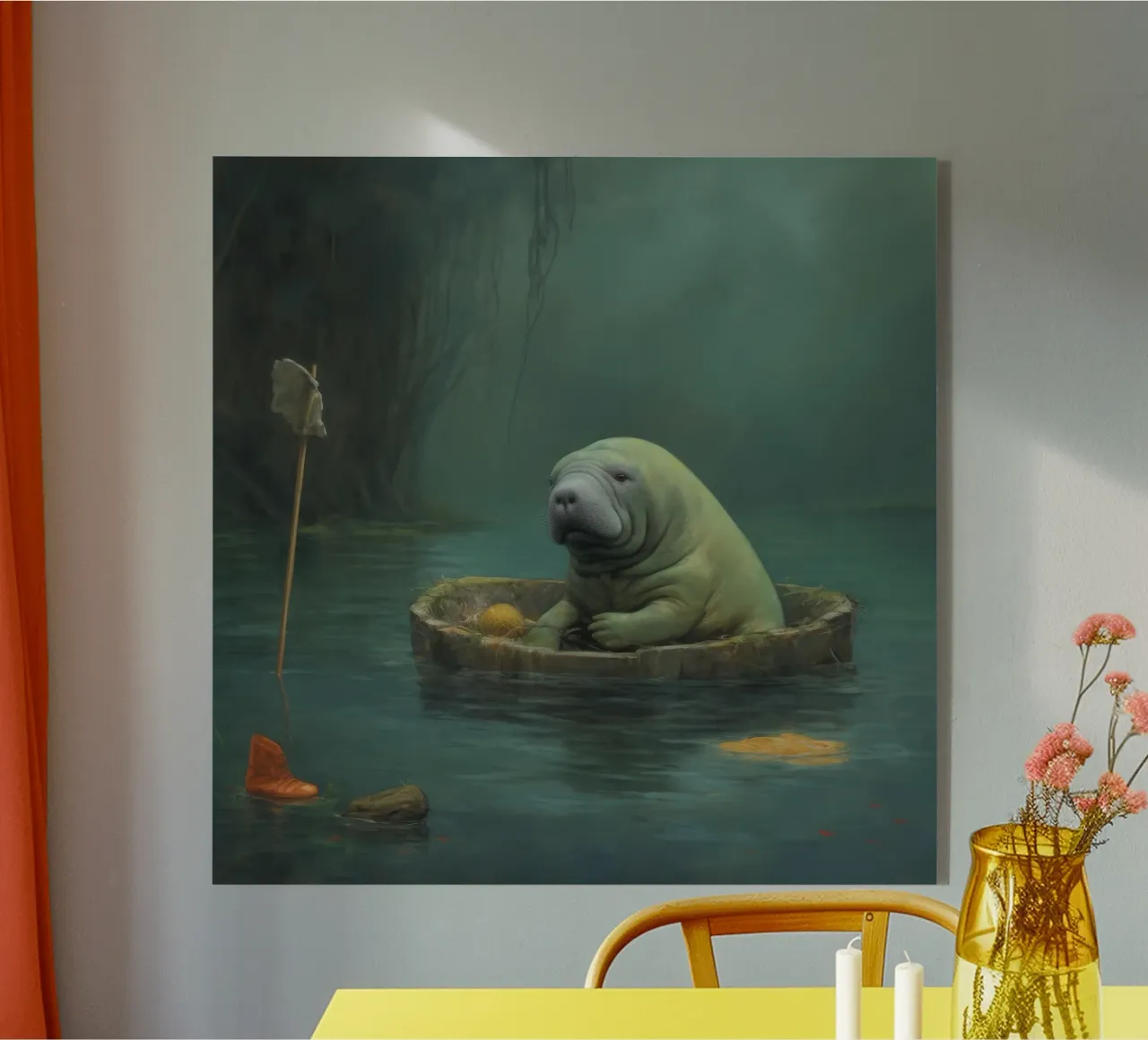Manatee minimale 4 plexiglass da Minimal Animal Art