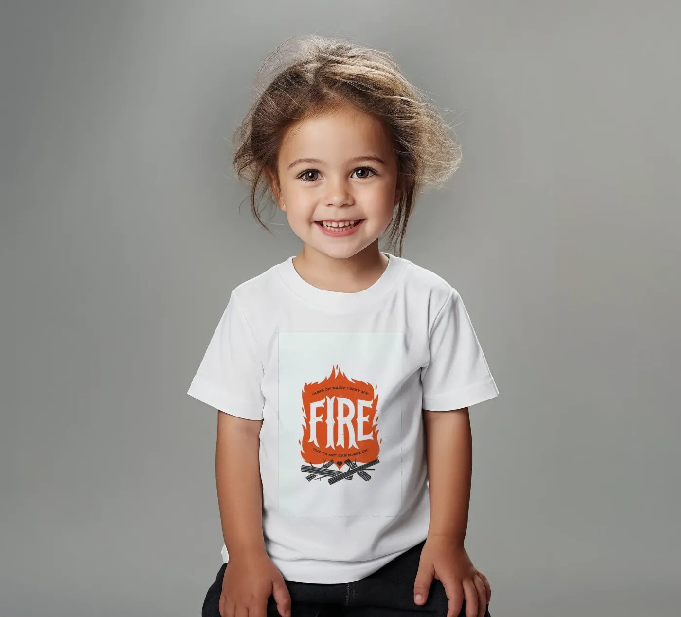 Fire t-shirt bambini da Chris Wharton