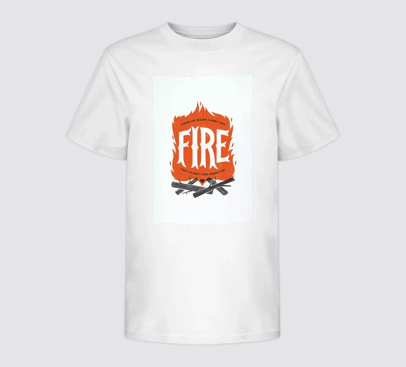 Fire t-shirt bambini da Chris Wharton