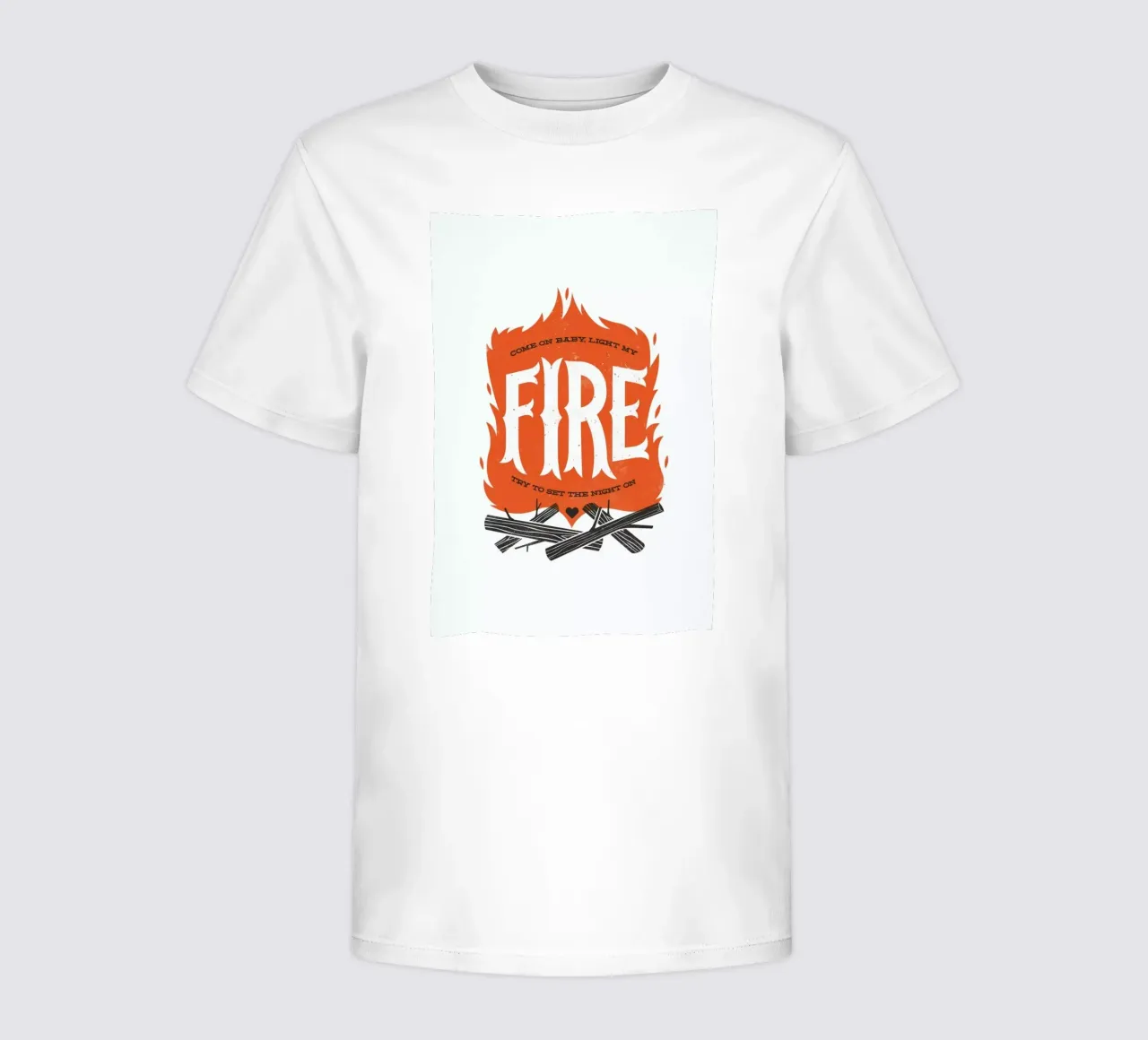 Fire kinder t-shirt van Chris Wharton