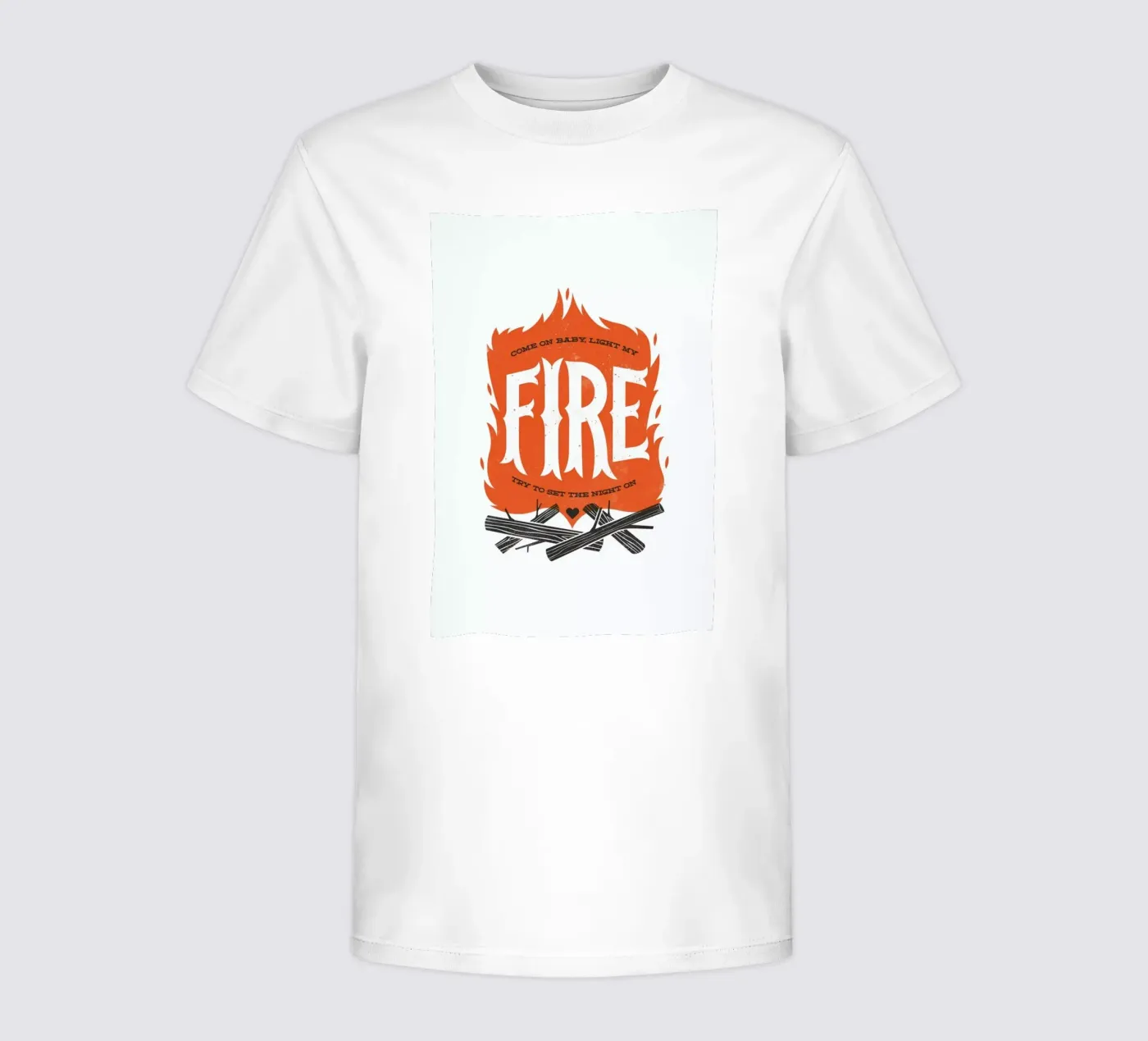 Fire kinder t-shirt van Chris Wharton