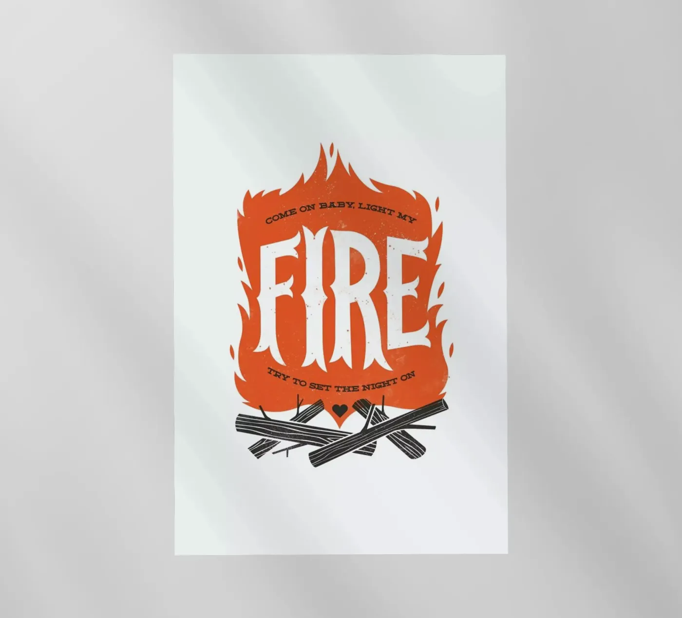 Fire backlit folie van Chris Wharton