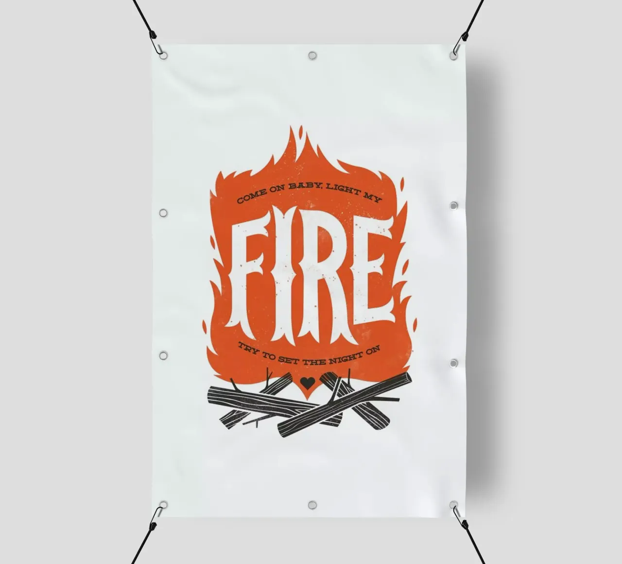 Fire telo in pvc da Chris Wharton