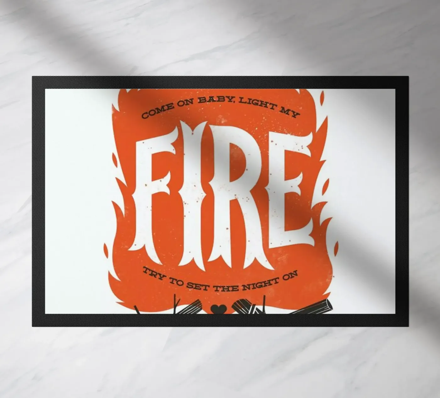 Fire paillasson de Chris Wharton