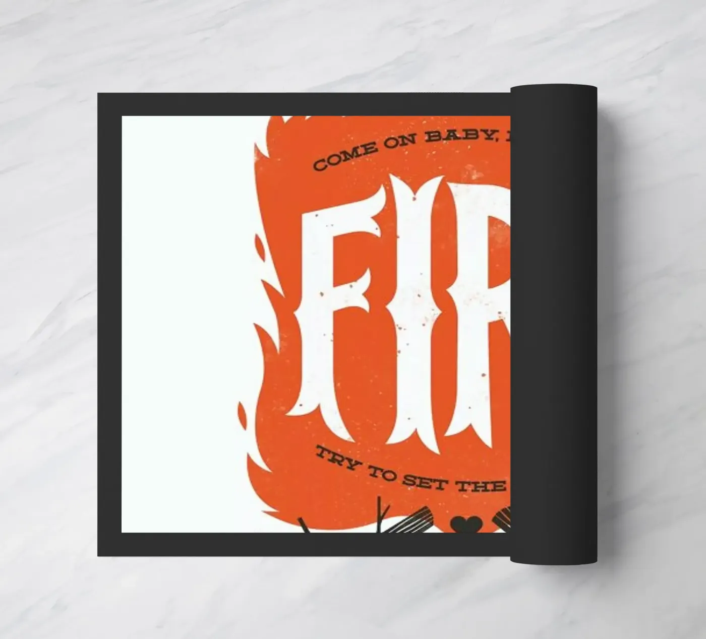Fire paillasson de Chris Wharton