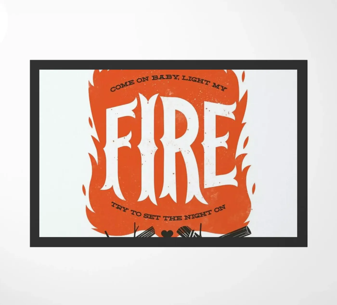 Fire paillasson de Chris Wharton