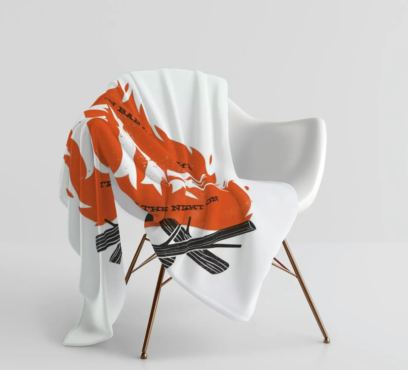 Fire Fleecedecke von Chris Wharton