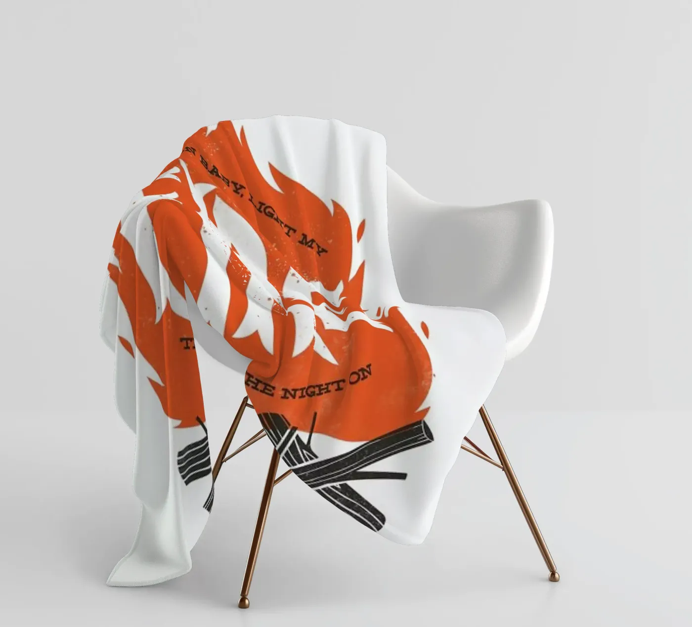 Fire Fleecedecke von Chris Wharton