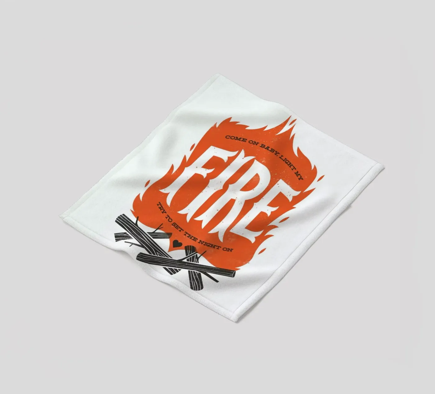 Fire Fleecedecke von Chris Wharton