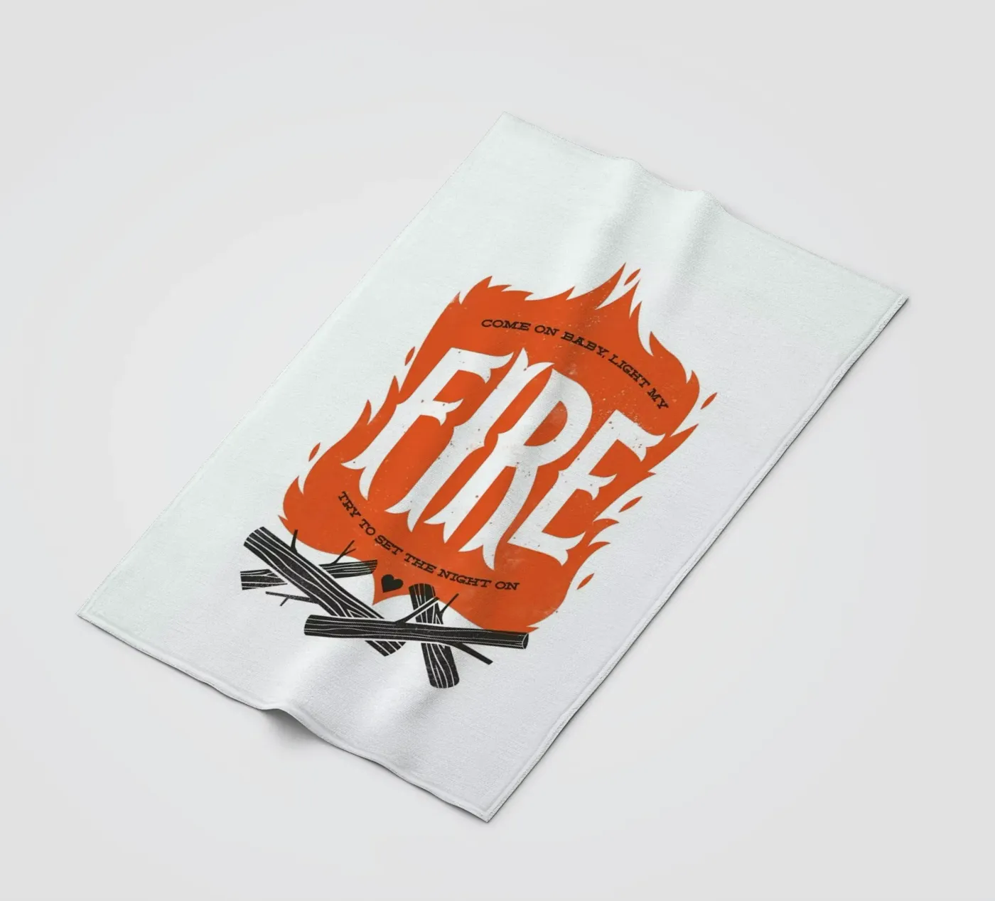 Fire fleecedeken van Chris Wharton