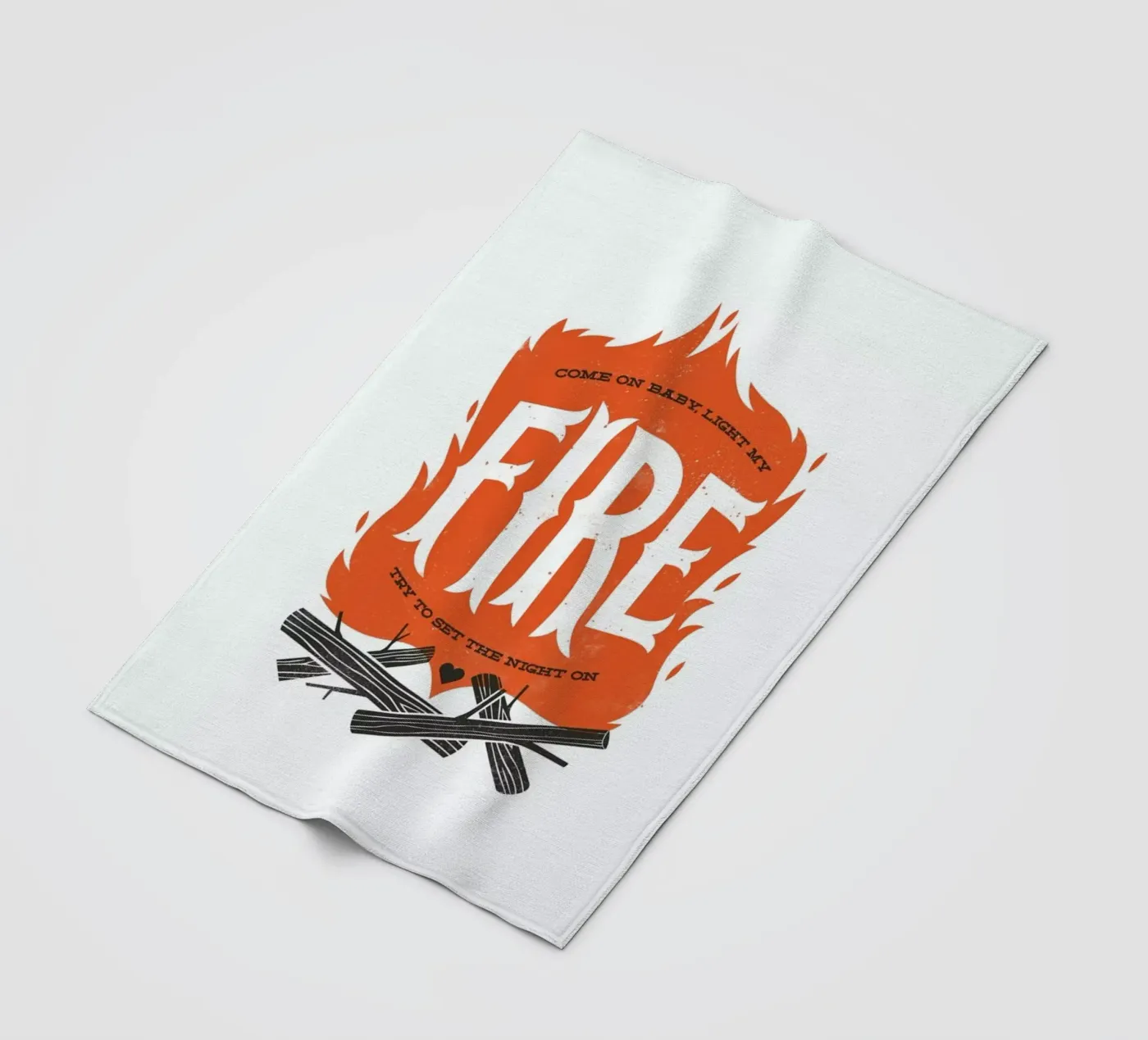 Fire Fleecedecke von Chris Wharton