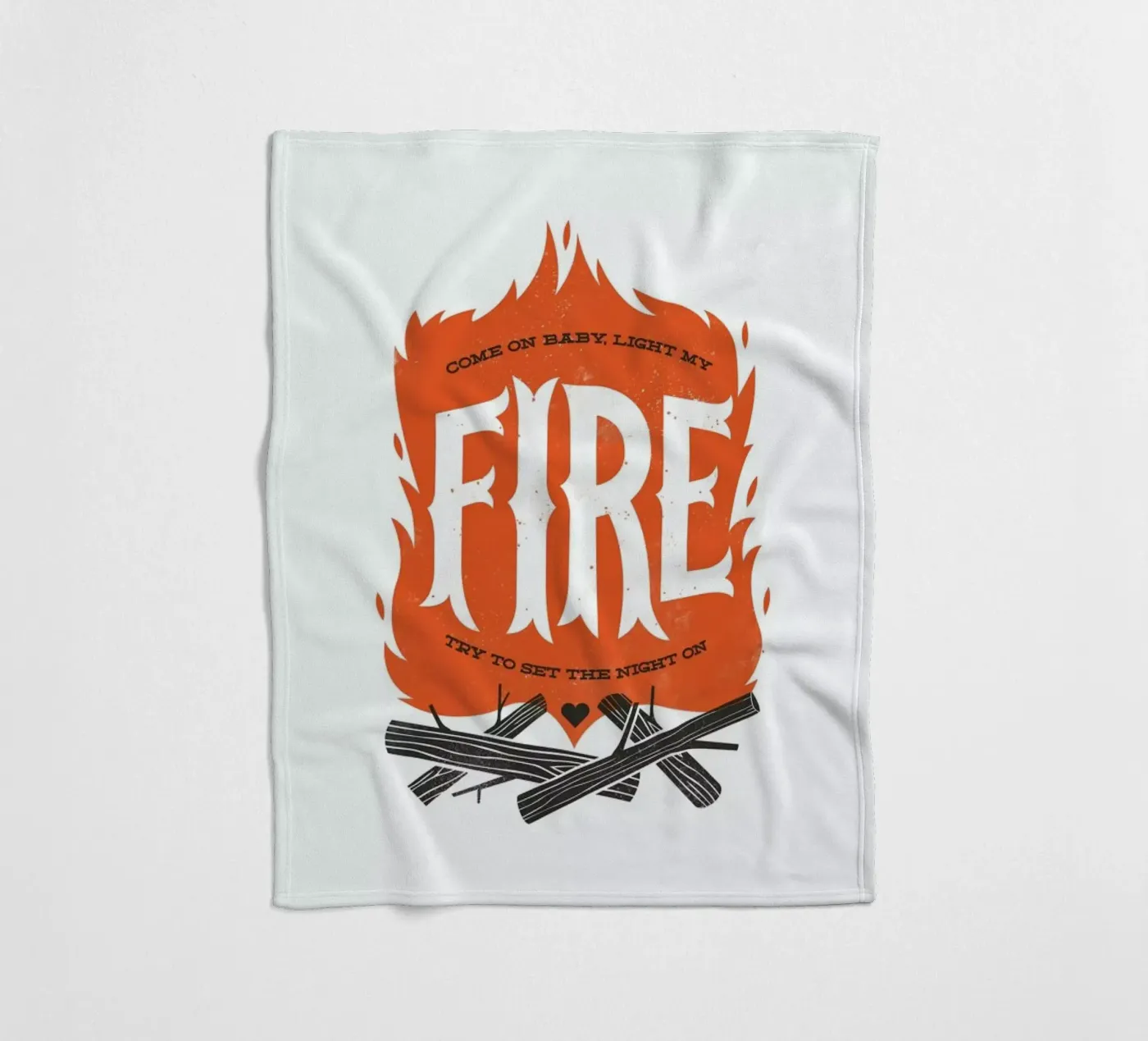 Fire Fleecedecke von Chris Wharton