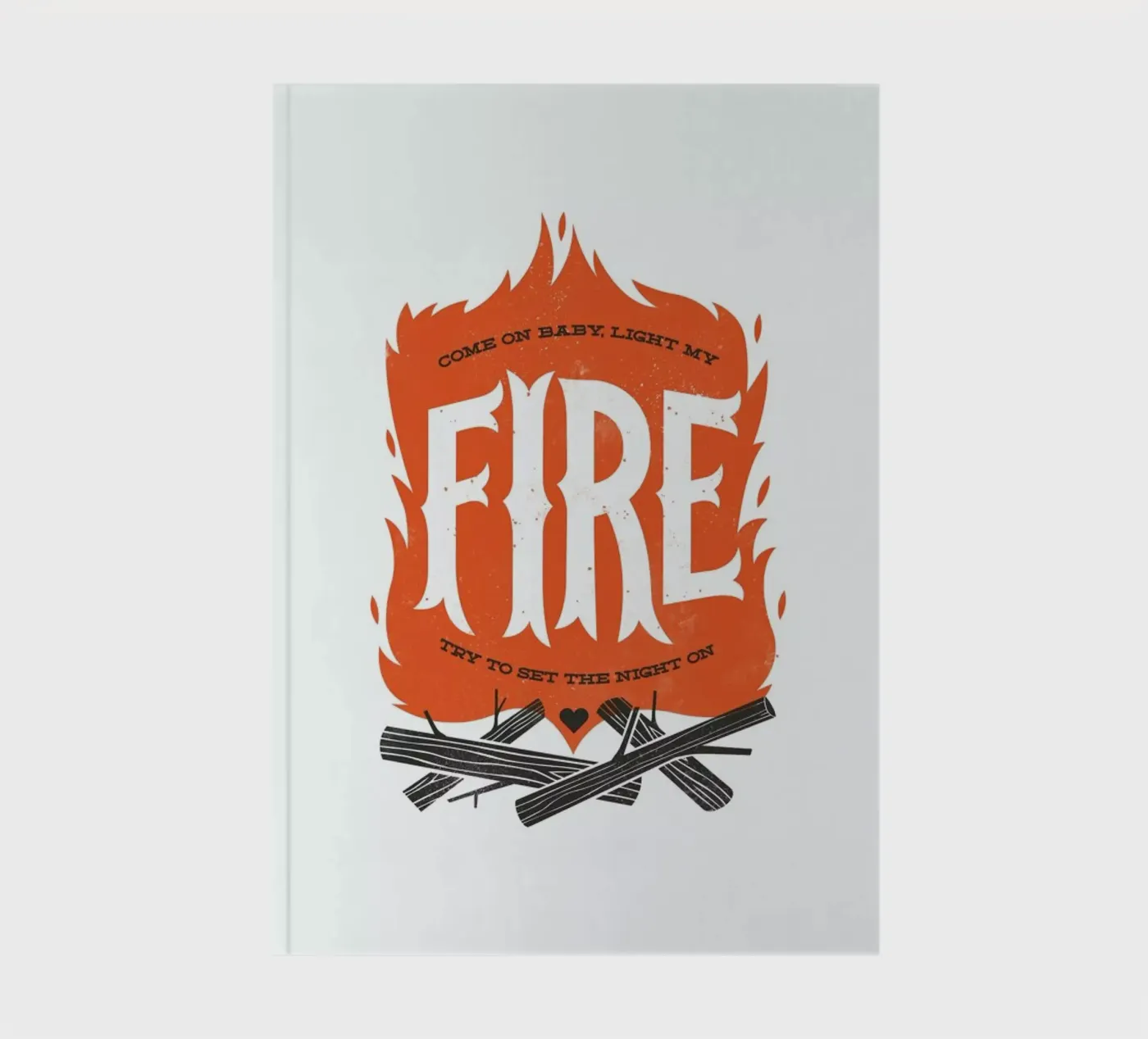Fire notebook by Chris Wharton