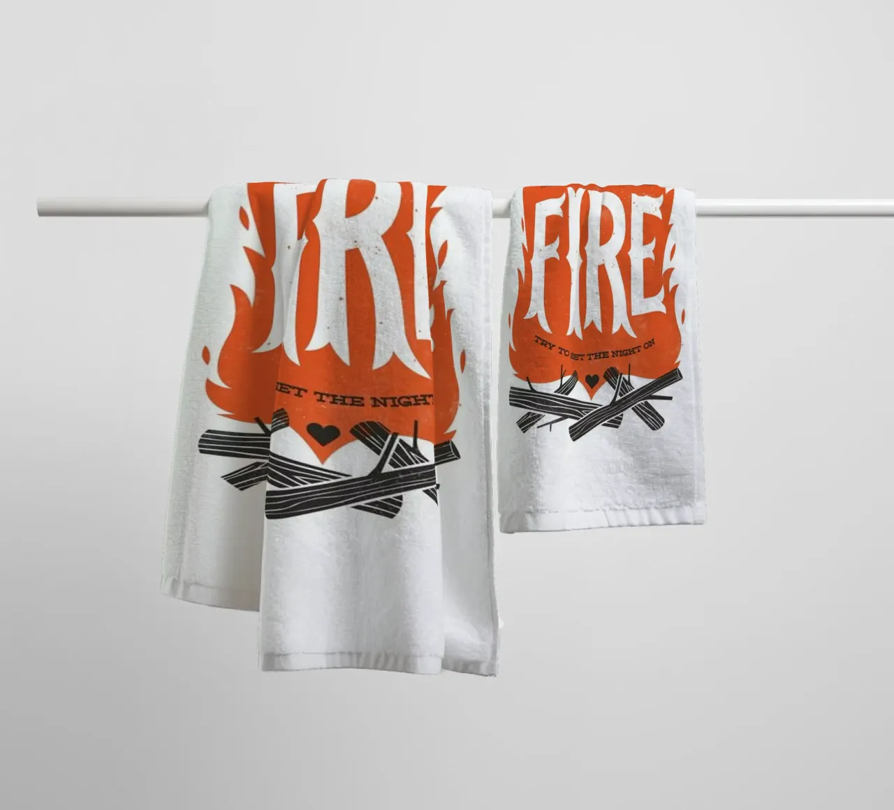 Fire badhanddoek van Chris Wharton