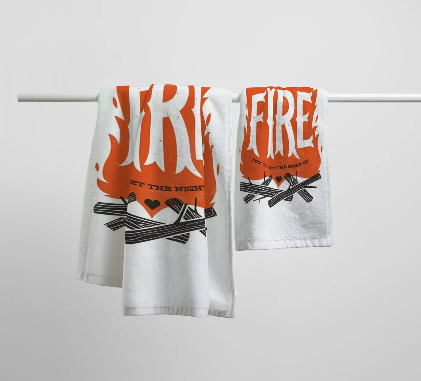 Fire badhanddoek van Chris Wharton