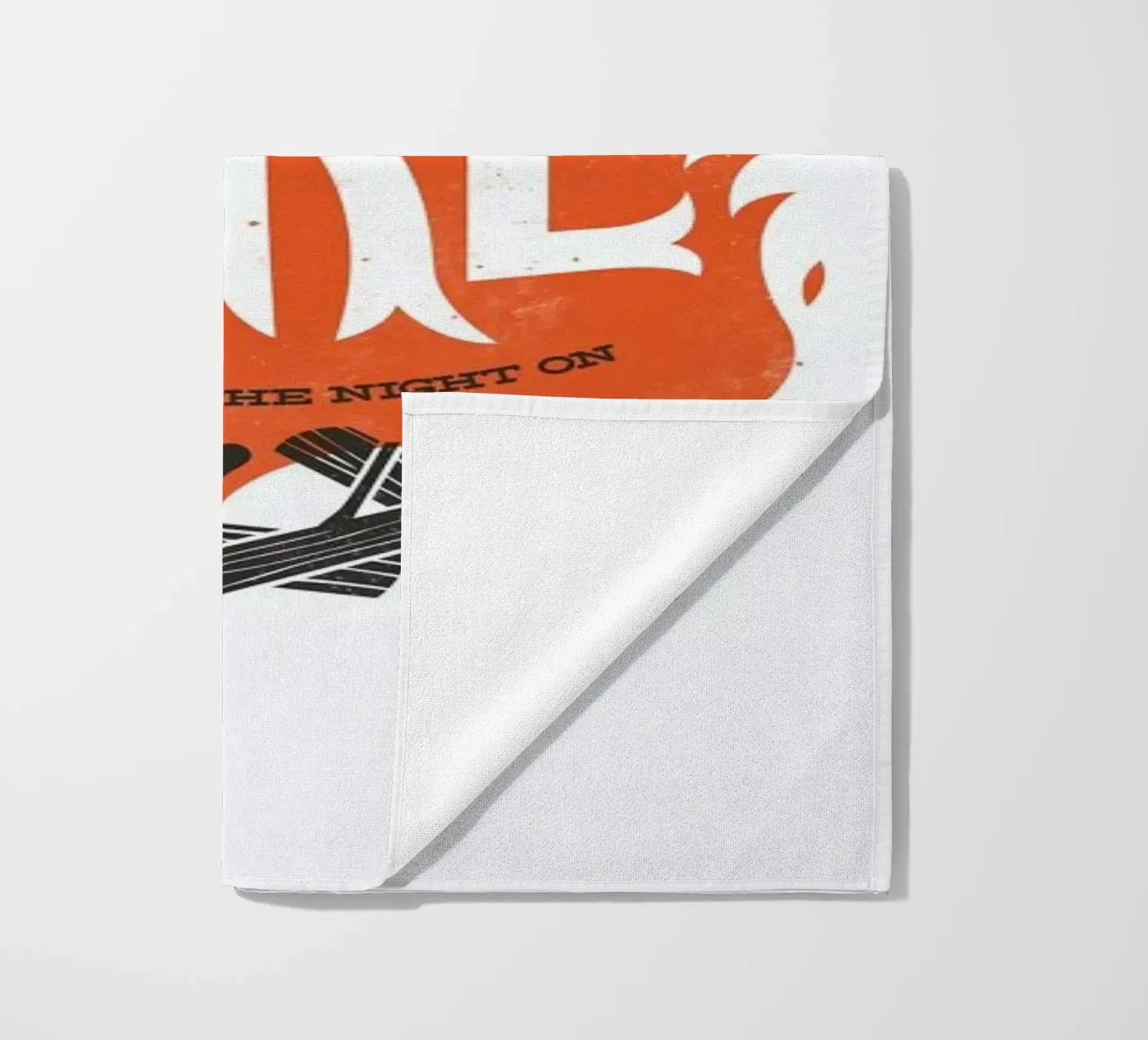 Fire beach towel by Chris Wharton