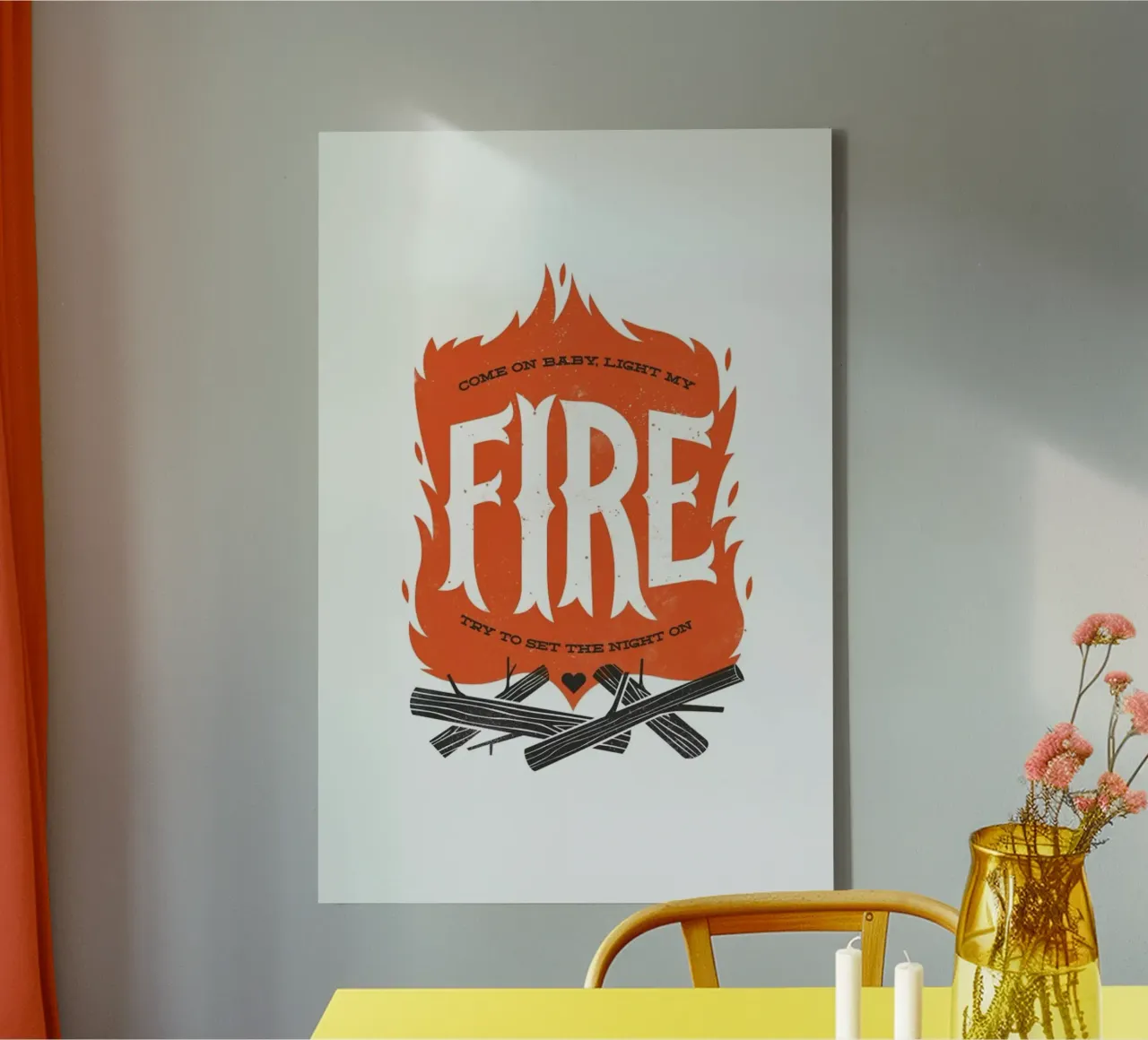 Fire tela da Chris Wharton