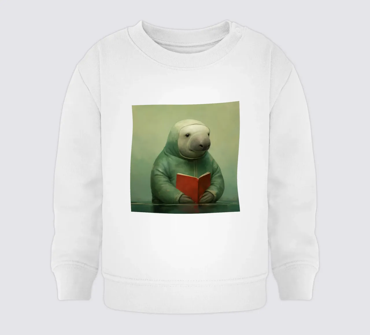 Manatee minimo 1 felpa neonato da Minimal Animal Art