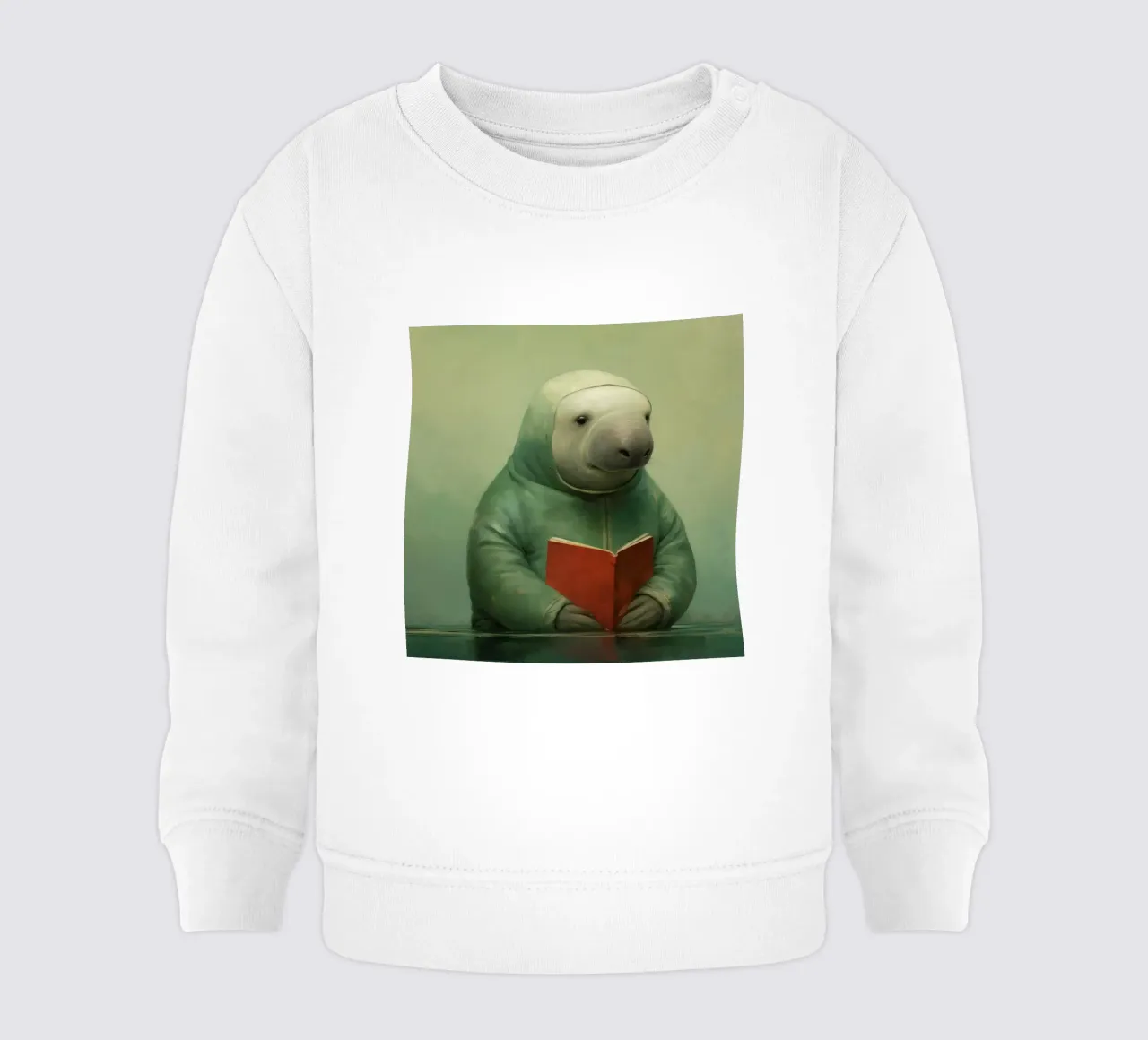 Manatee minimo 1 felpa neonato da Minimal Animal Art