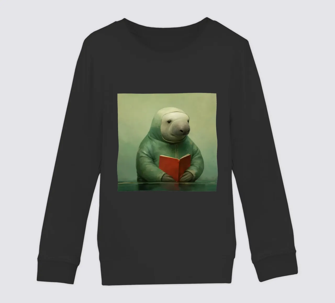 Manatee minimo 1 felpa bambino da Minimal Animal Art