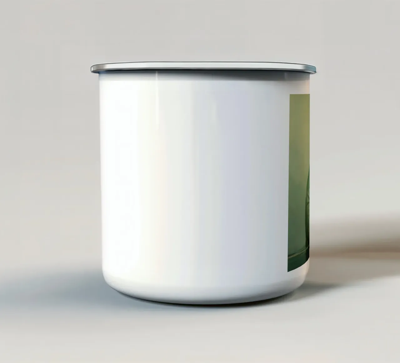 Manatee minimo 1 tazza in smalto da Minimal Animal Art