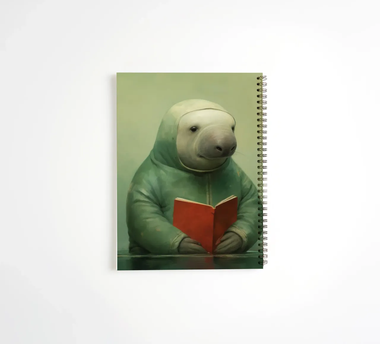 Manatee minimo 1 diario ad anelli da Minimal Animal Art