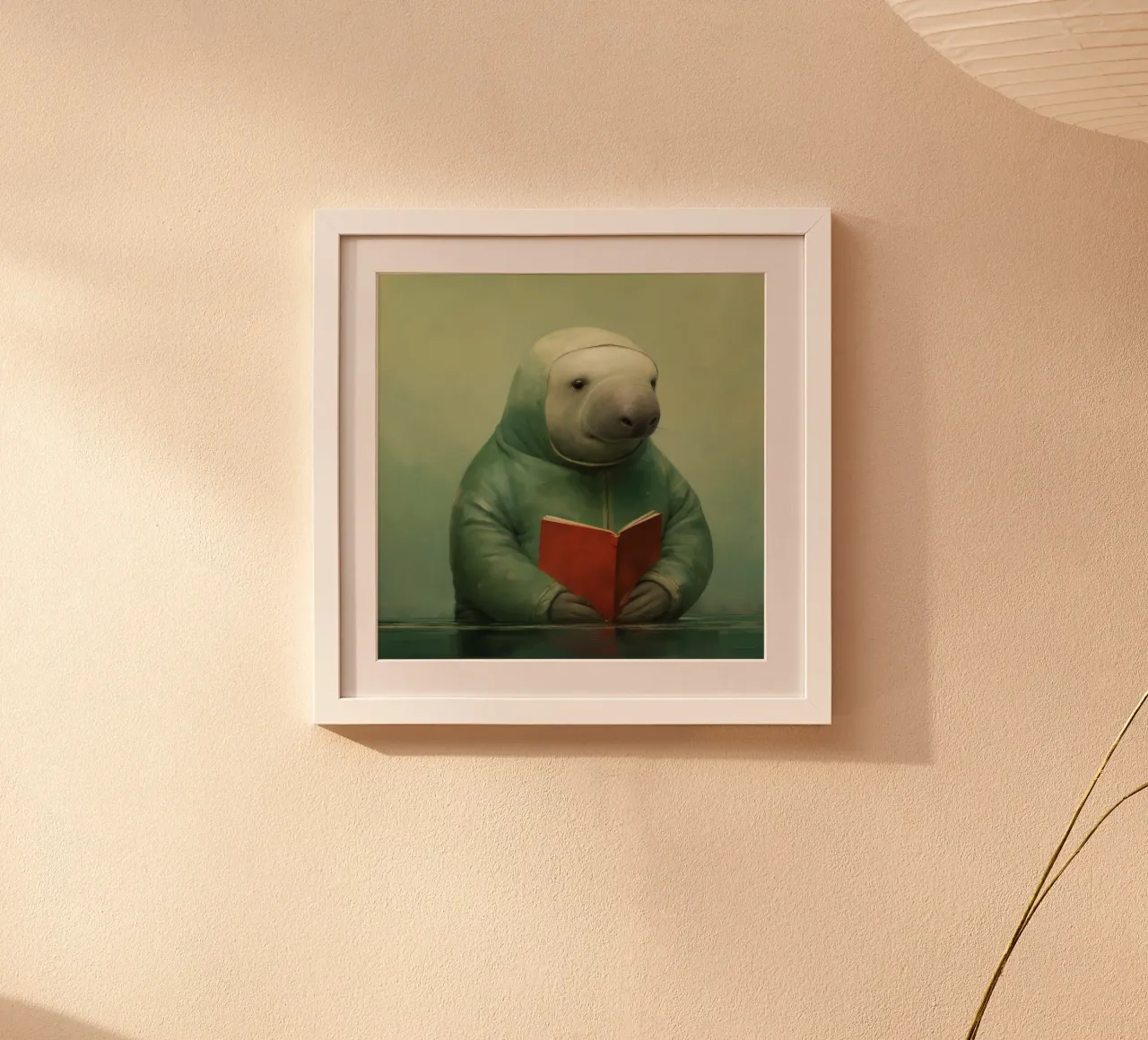 Manatee minimo 1 poster da Minimal Animal Art