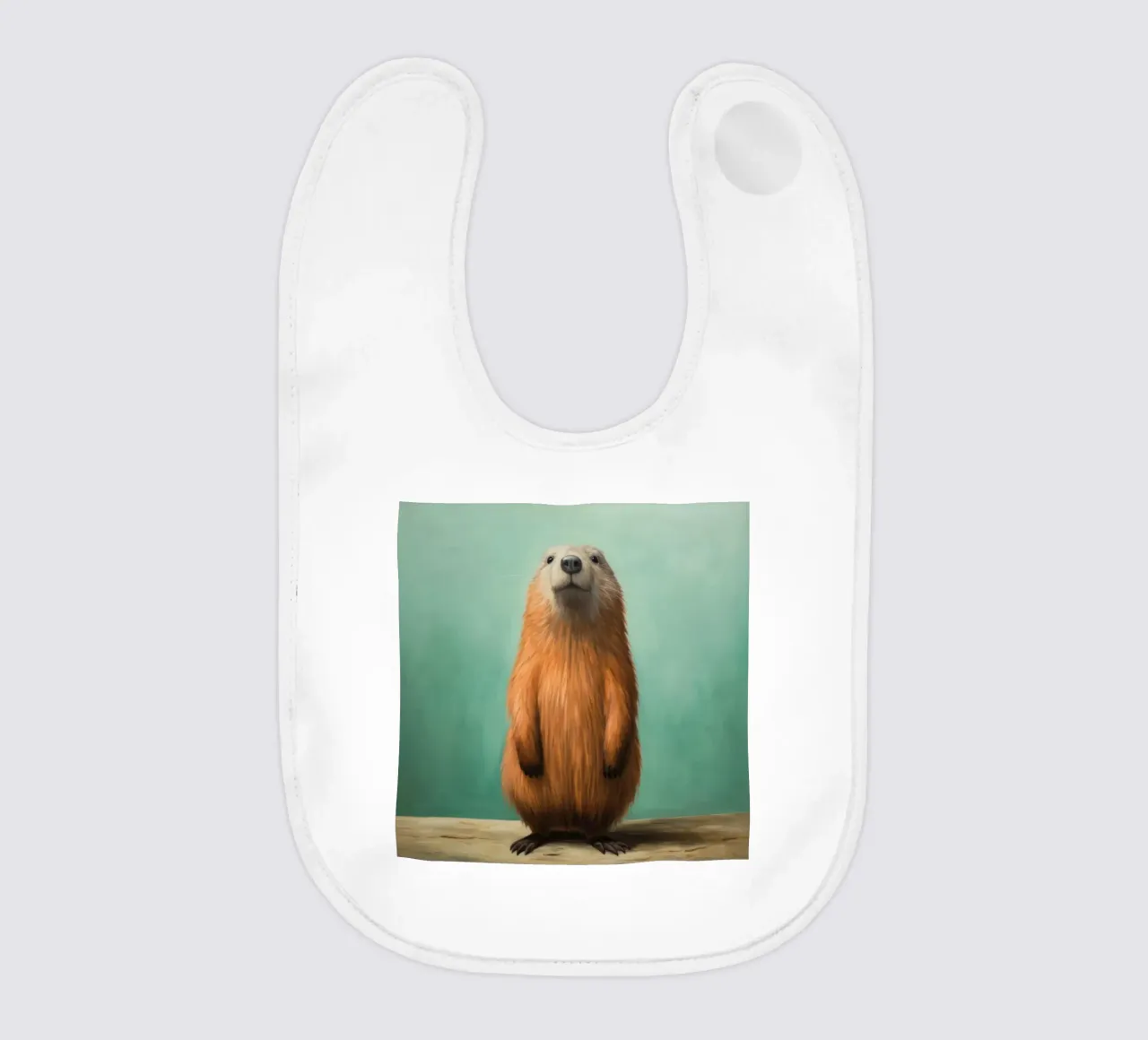 Marmotta minima 2 bavaglino da Minimal Animal Art