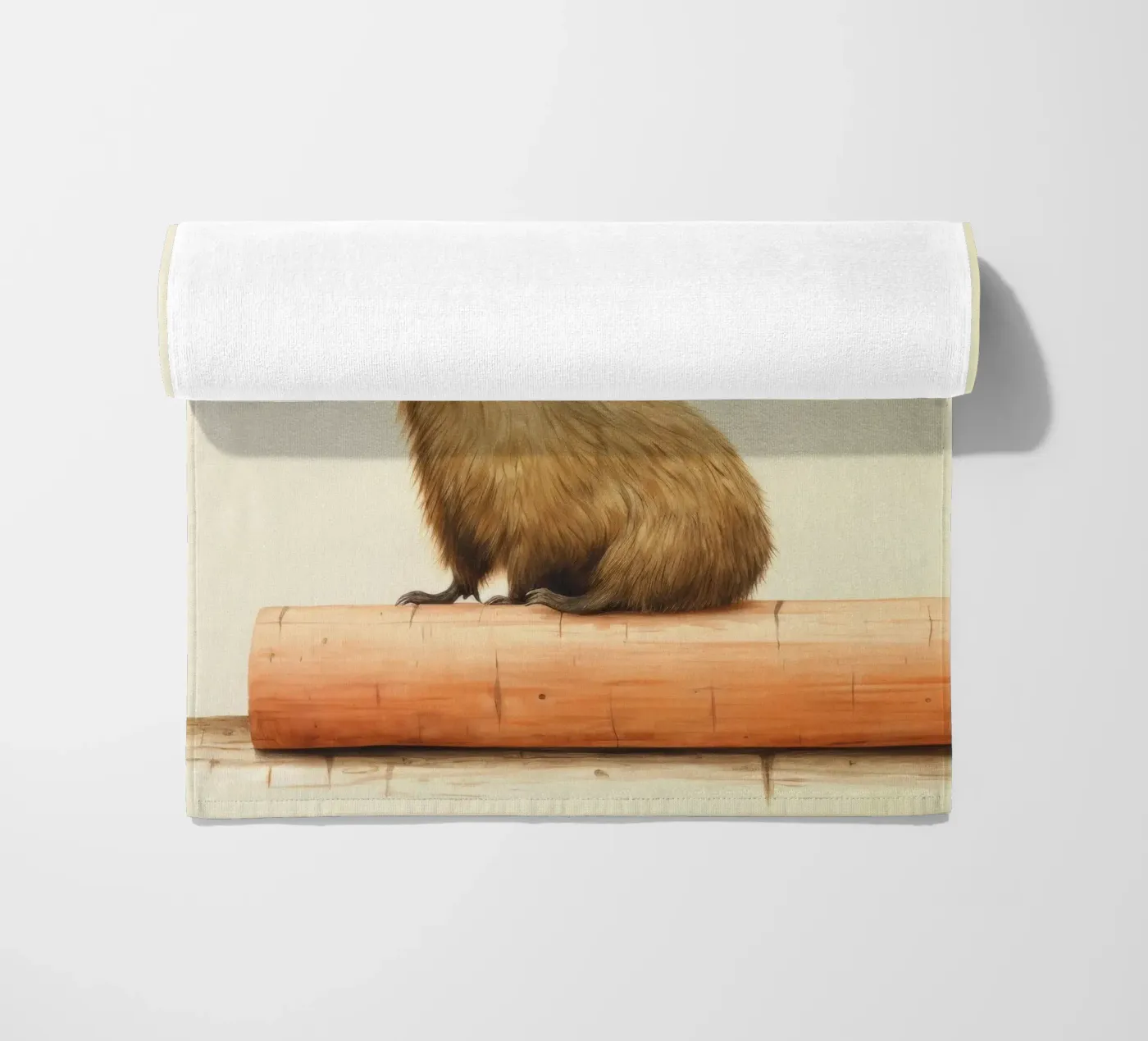 Minimo Marmot telo mare da Minimal Animal Art