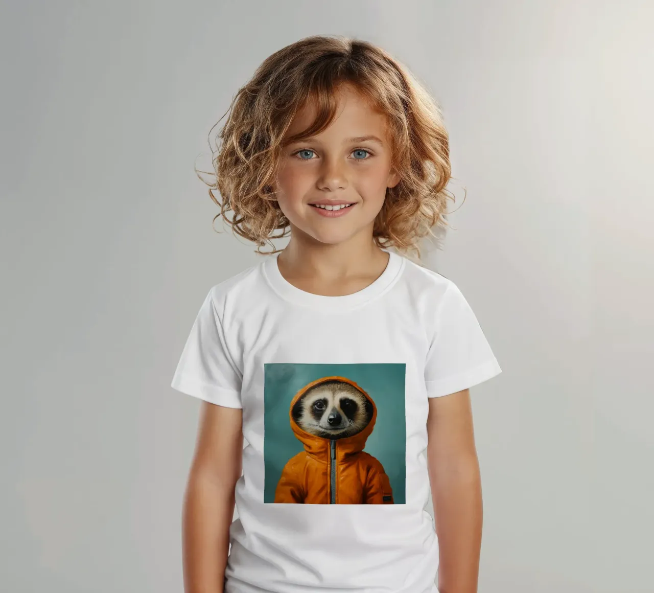 Meerkat minimo 2 t-shirt bambini da Minimal Animal Art