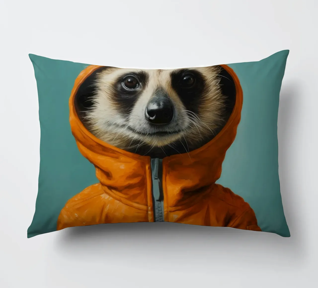 Meerkat minimo 2 cuscino da Minimal Animal Art