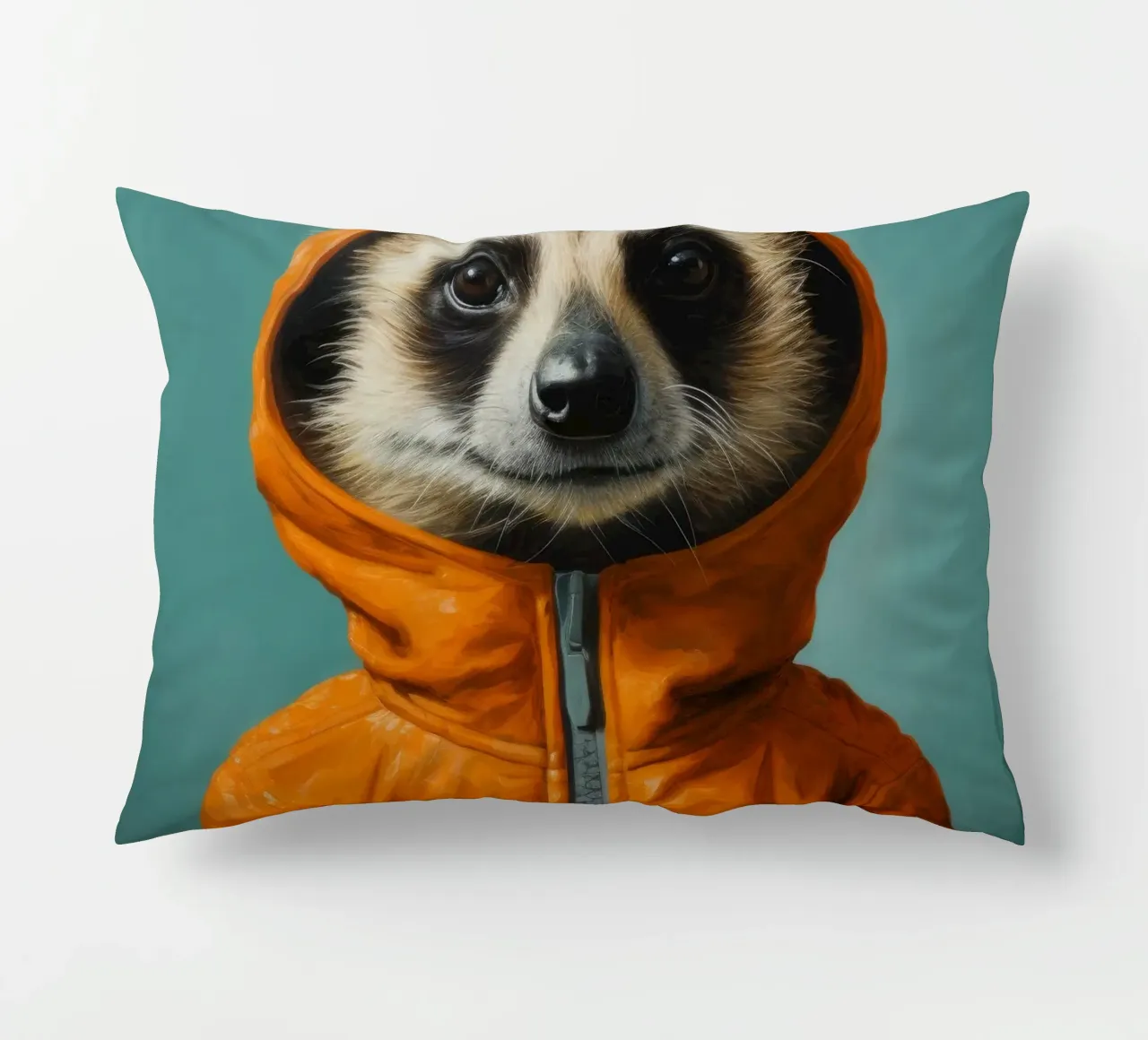 Meerkat minimo 2 cuscino da Minimal Animal Art