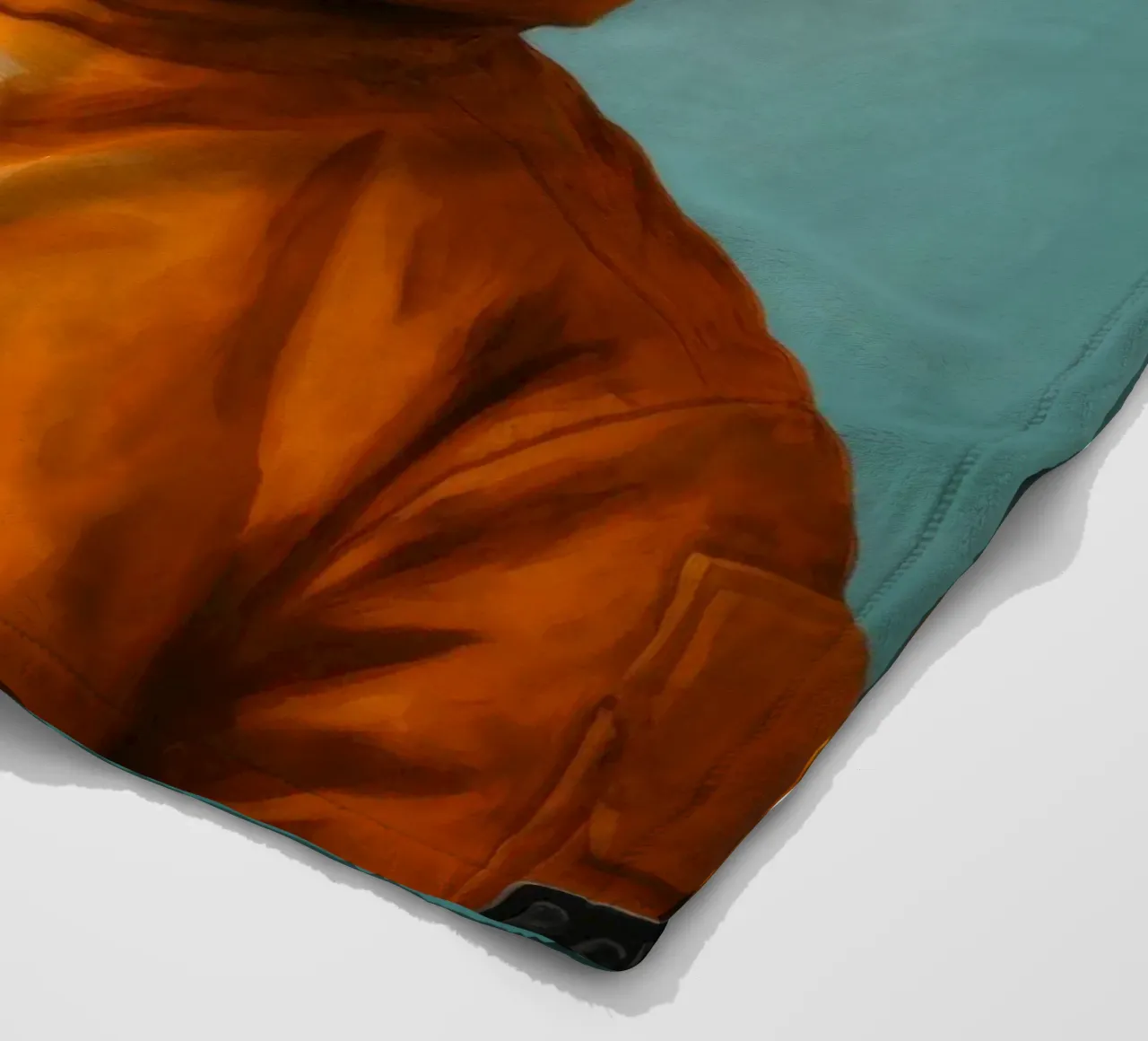 Meerkat minimo 2 coperta in pile da Minimal Animal Art